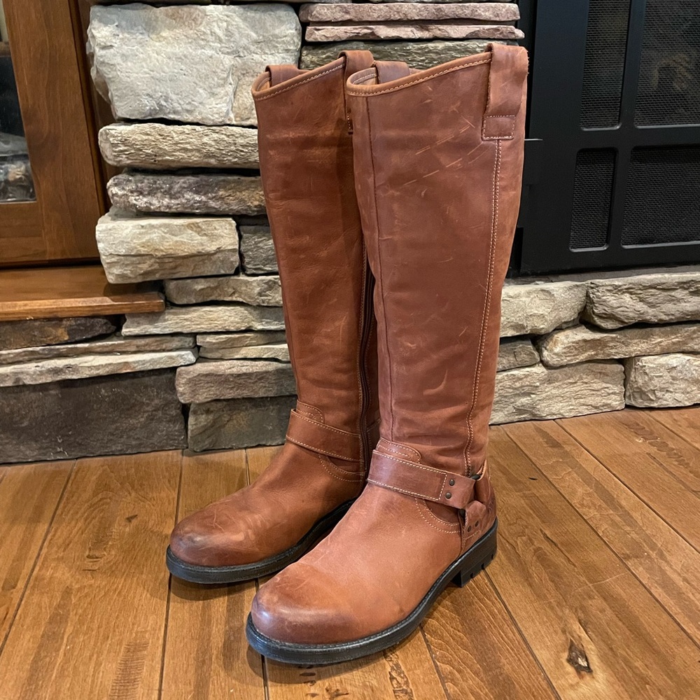 TAOS FOOTWEAR - Runaway tall boot cognac